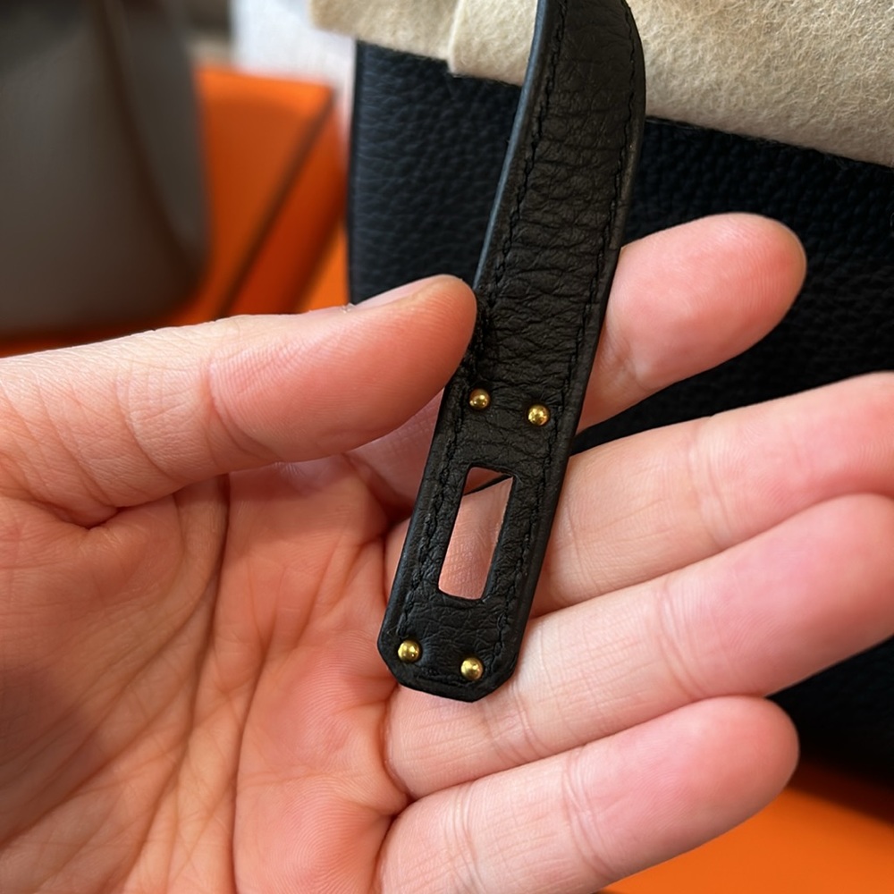 Brand new hermes Birkin 25 black gold hardware 2024 - Picture 6 of 10